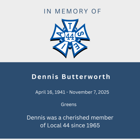 In memory of Dennis Butterworth