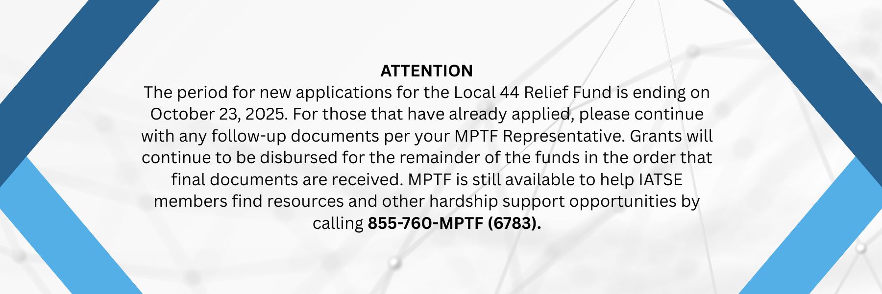 MPTF Notice