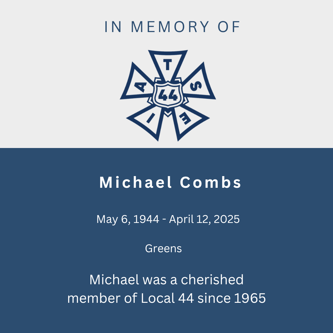 In memory of Michael Combs