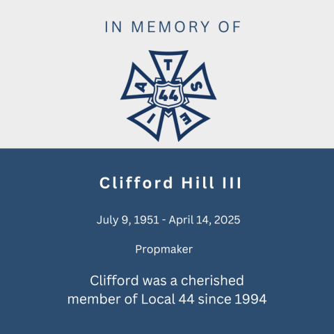 In memory of Clifford Hill III