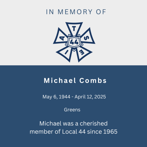 In memory of Michael Combs