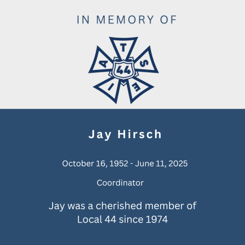 In memory of Jay Hirsch