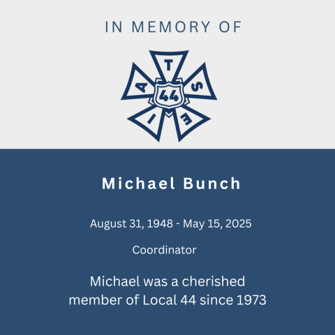 In memory of Michael Bunch