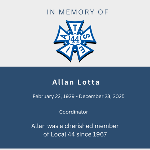 In memory of Allan Lotta