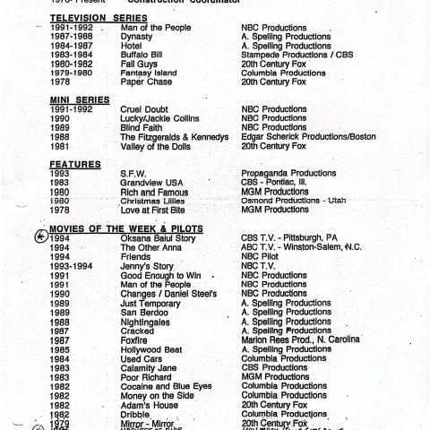 Professional Background